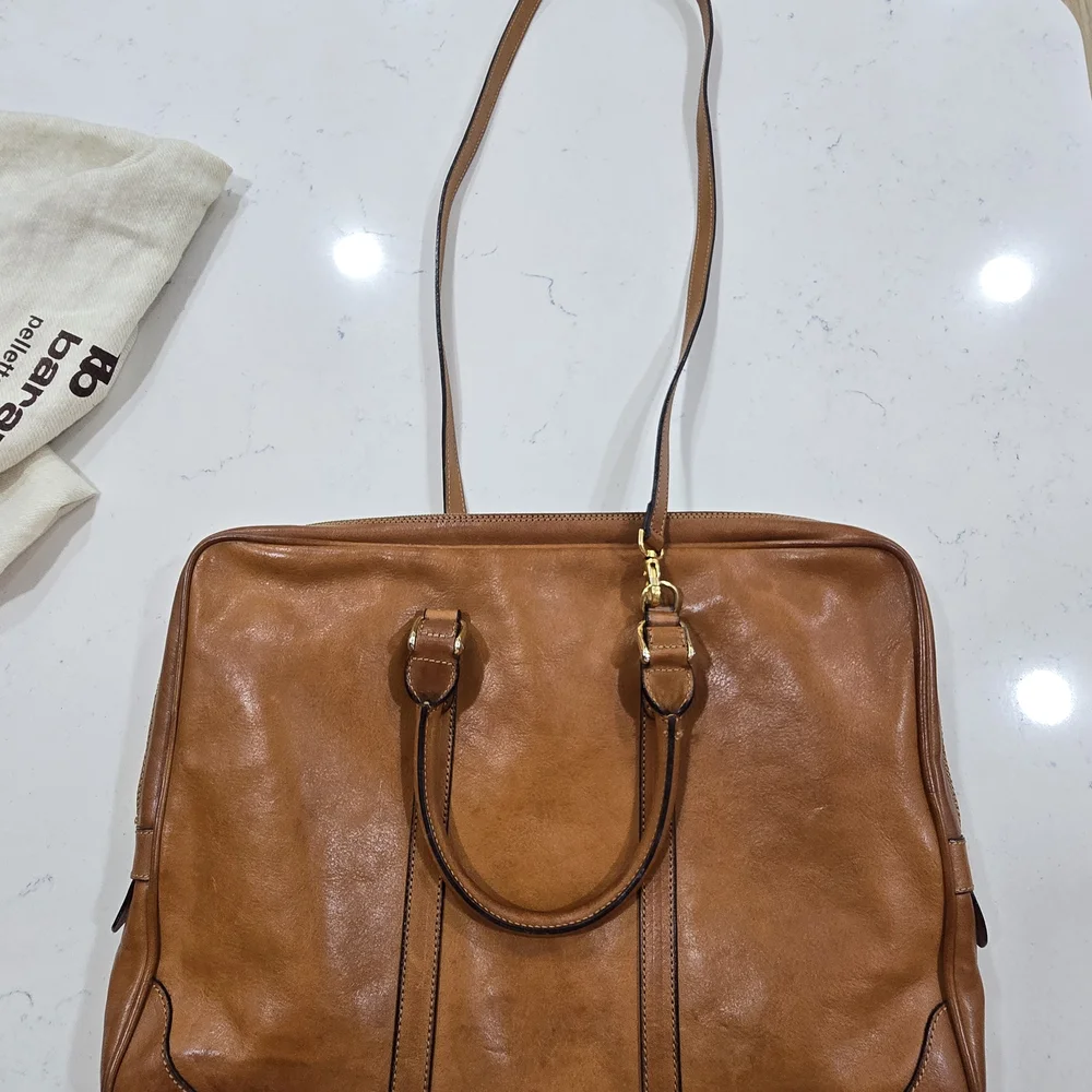 Barantani Leather Brief Case